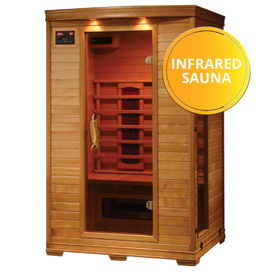 Coronado 2-Person Hemlock Deluxe Infrared Sauna